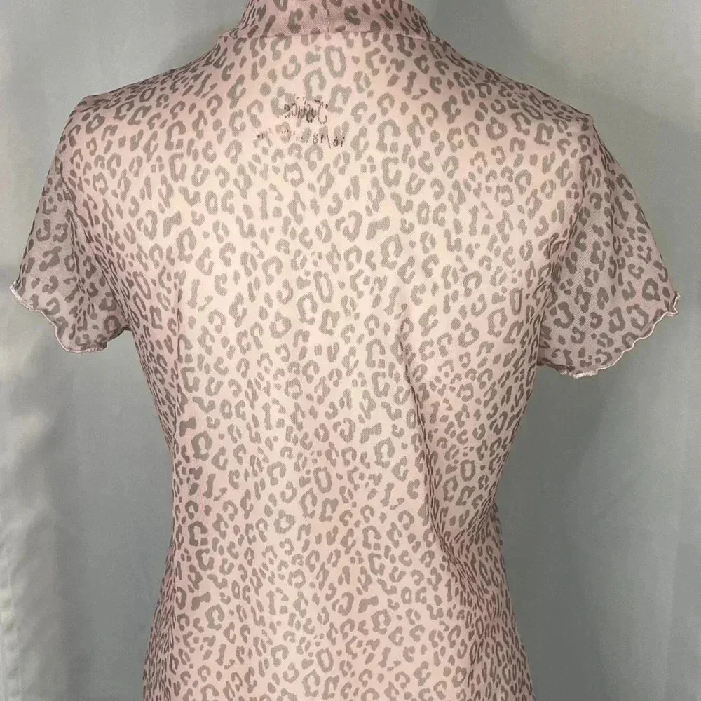 Justice top sheer short sleeve girls - Picture 3 of 4
